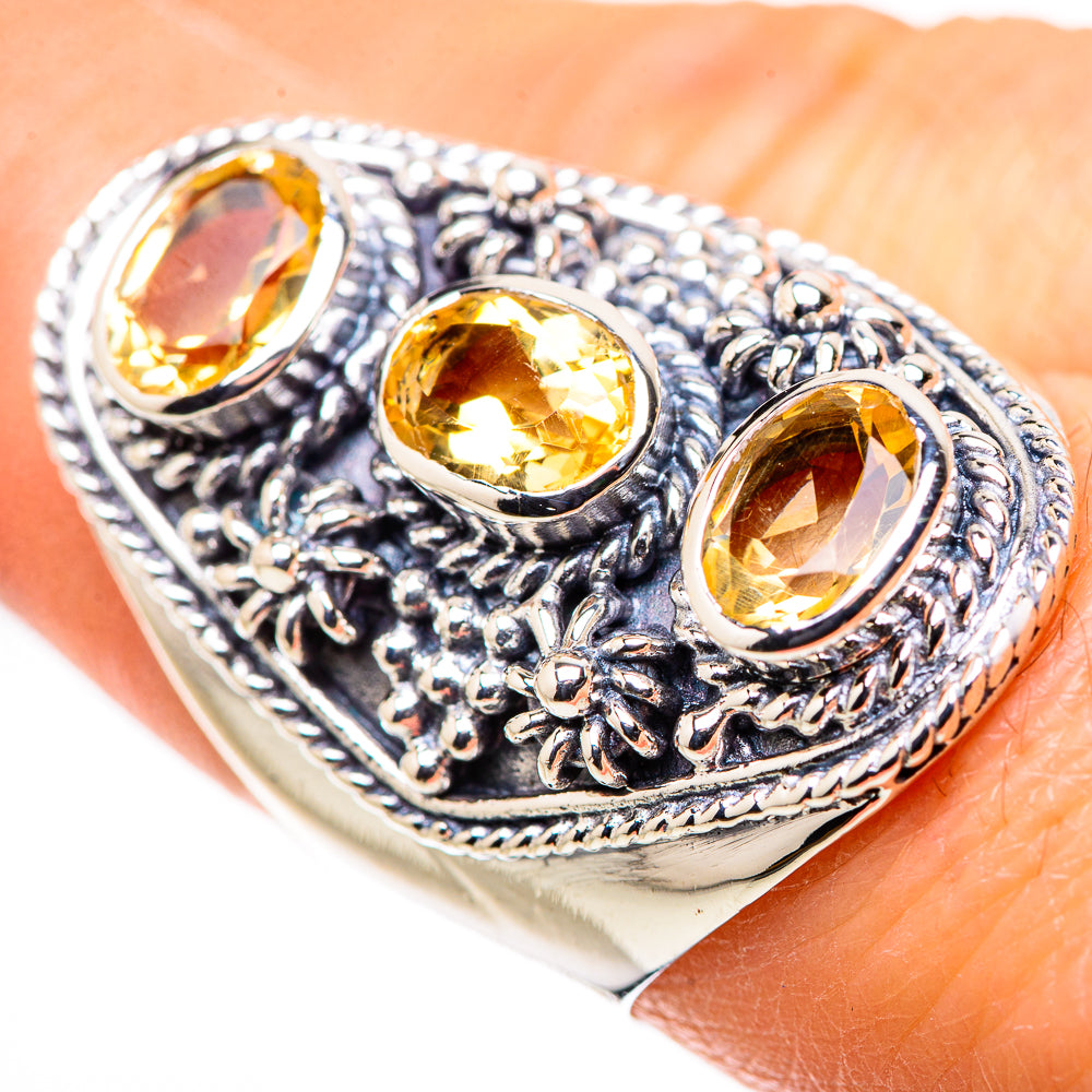 Citrine Rings handcrafted by Ana Silver Co - RING132635