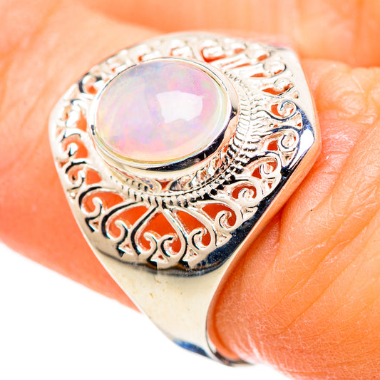 Ethiopian Opal Rings handcrafted by Ana Silver Co - RING132644