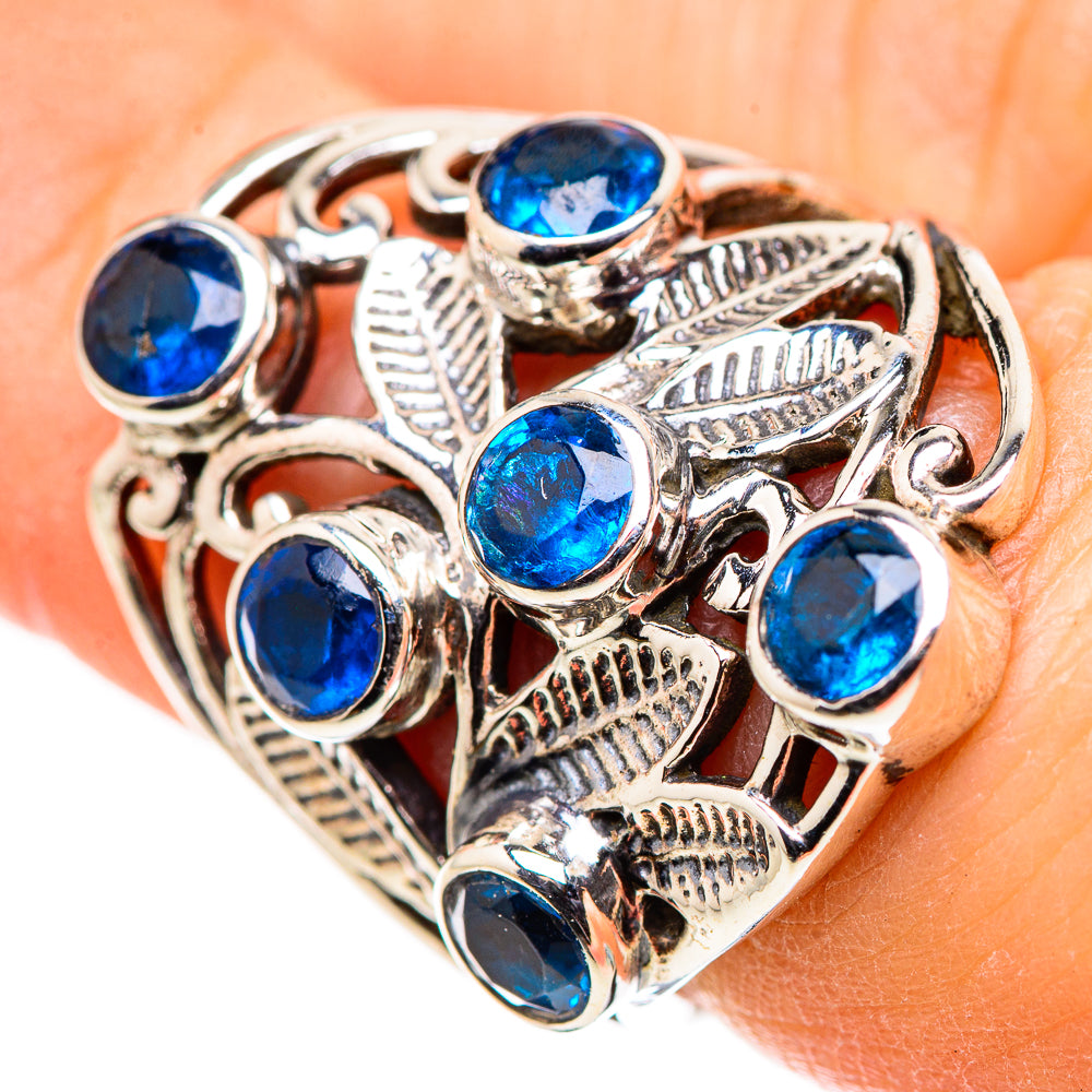 Swiss Blue Topaz Rings handcrafted by Ana Silver Co - RING132645