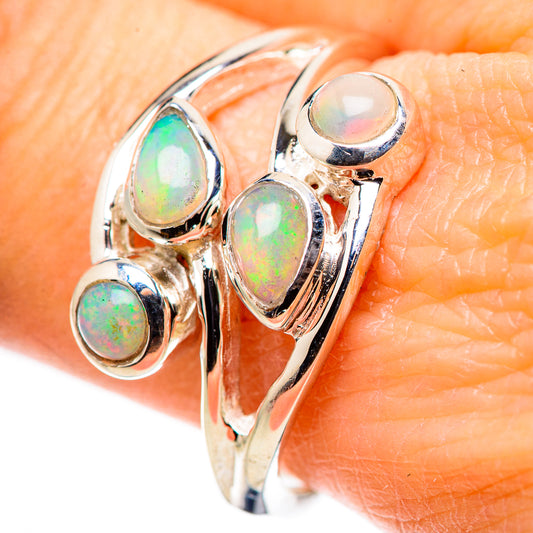 Ethiopian Opal Rings handcrafted by Ana Silver Co - RING132664