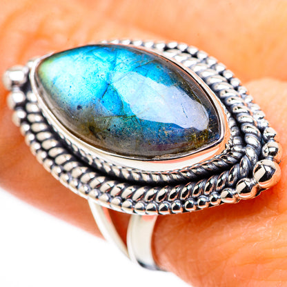Labradorite Rings handcrafted by Ana Silver Co - RING132672