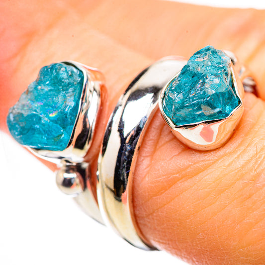 Blue Fluorite Rings handcrafted by Ana Silver Co - RING132674