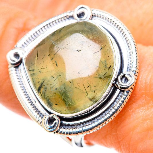 Prehnite Rings handcrafted by Ana Silver Co - RING132698