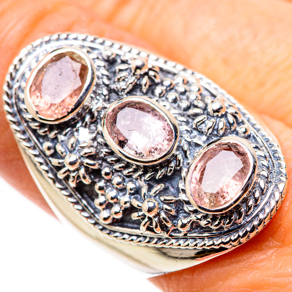 Rose Quartz Rings handcrafted by Ana Silver Co - RING132700