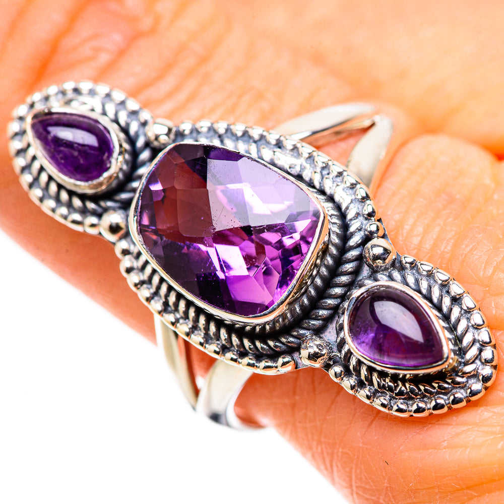 Amethyst Rings handcrafted by Ana Silver Co - RING132701