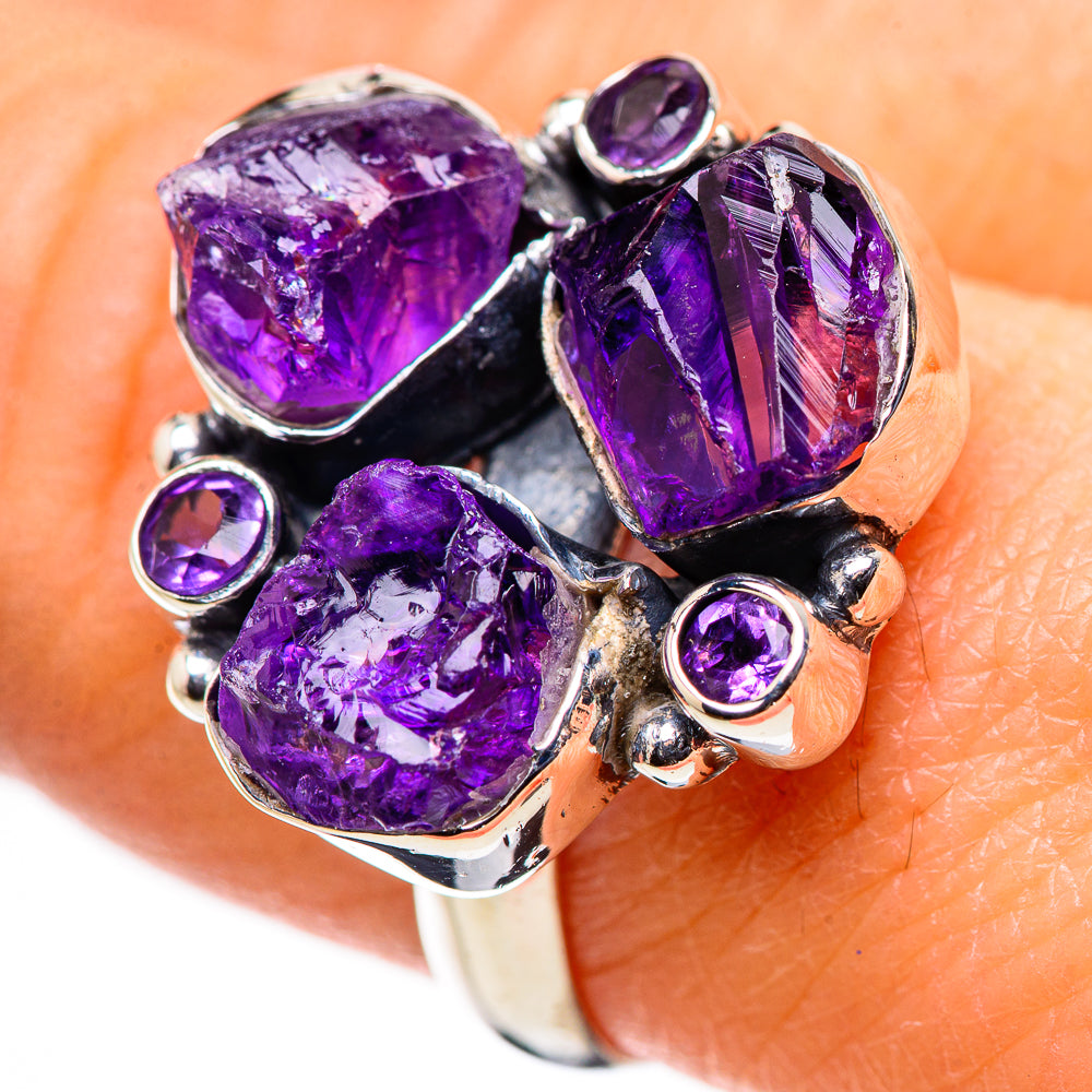 Amethyst Rings handcrafted by Ana Silver Co - RING132702