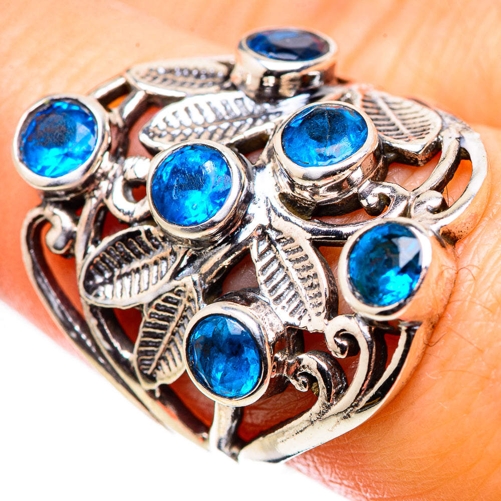 Swiss Blue Topaz Rings handcrafted by Ana Silver Co - RING132709