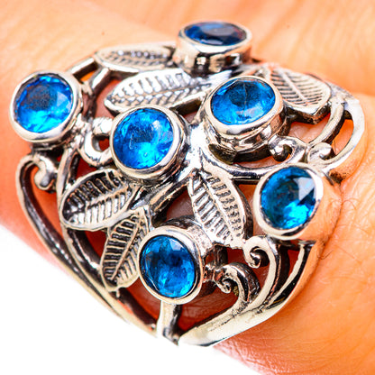 Swiss Blue Topaz Rings handcrafted by Ana Silver Co - RING132709