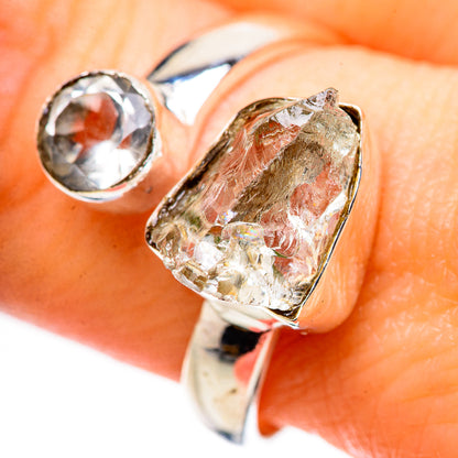 Rainbow Moonstone Rings handcrafted by Ana Silver Co - RING132710
