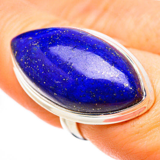 Lapis Lazuli Rings handcrafted by Ana Silver Co - RING132716
