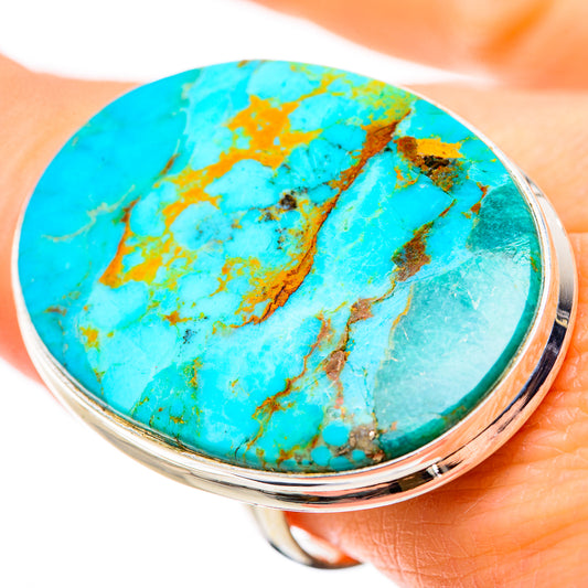 Chrysocolla Rings handcrafted by Ana Silver Co - RING132718