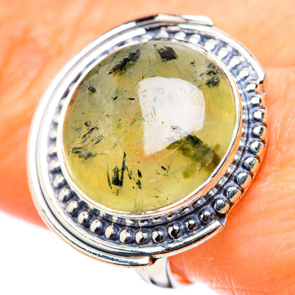Prehnite Rings handcrafted by Ana Silver Co - RING132722