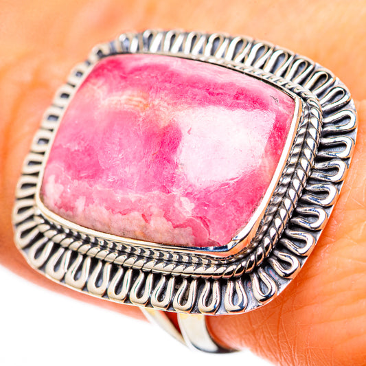 Rhodochrosite Rings handcrafted by Ana Silver Co - RING132727