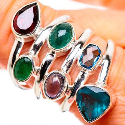Blue Quartz Rings handcrafted by Ana Silver Co - RING132735