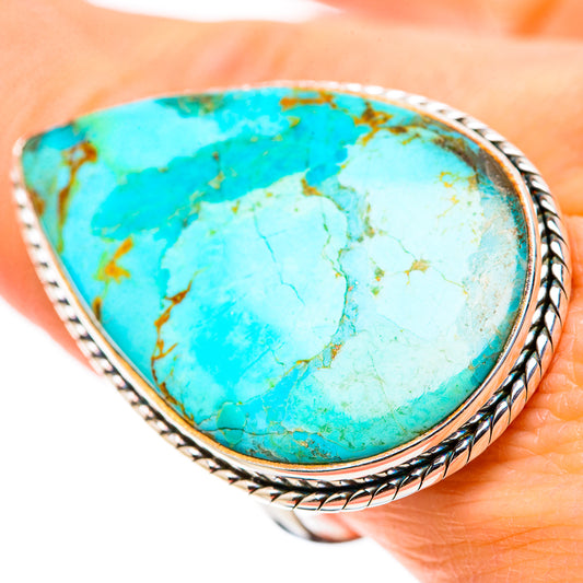 Chrysocolla Rings handcrafted by Ana Silver Co - RING132746