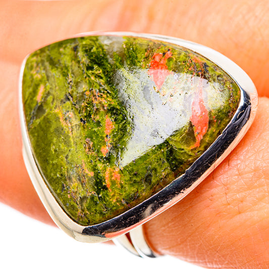 Unakite Rings handcrafted by Ana Silver Co - RING132753