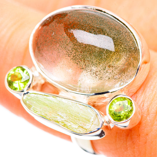 Prehnite Rings handcrafted by Ana Silver Co - RING132773