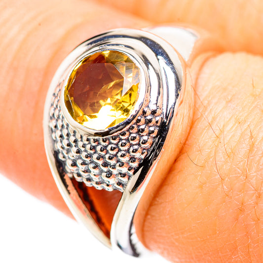 Citrine Rings handcrafted by Ana Silver Co - RING132775