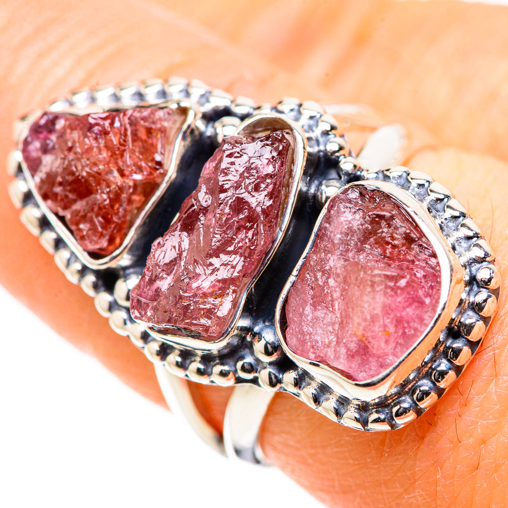Rose Quartz Rings handcrafted by Ana Silver Co - RING132776