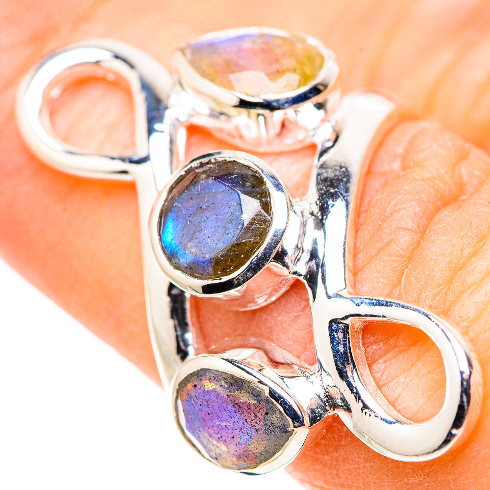 Labradorite Rings handcrafted by Ana Silver Co - RING132791