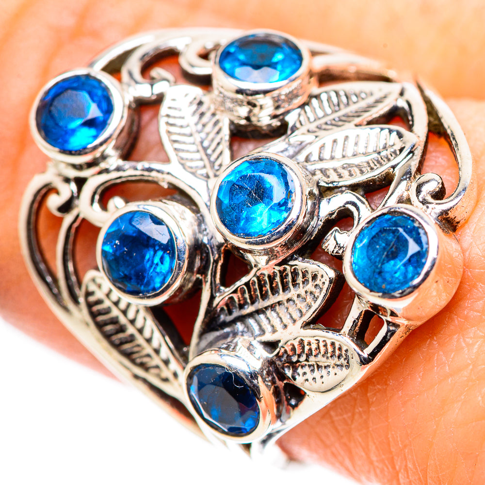 Swiss Blue Topaz Rings handcrafted by Ana Silver Co - RING132795