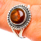Mexican Fire Agate Rings handcrafted by Ana Silver Co - RING132801