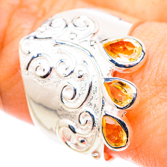 Citrine Rings handcrafted by Ana Silver Co - RING132803