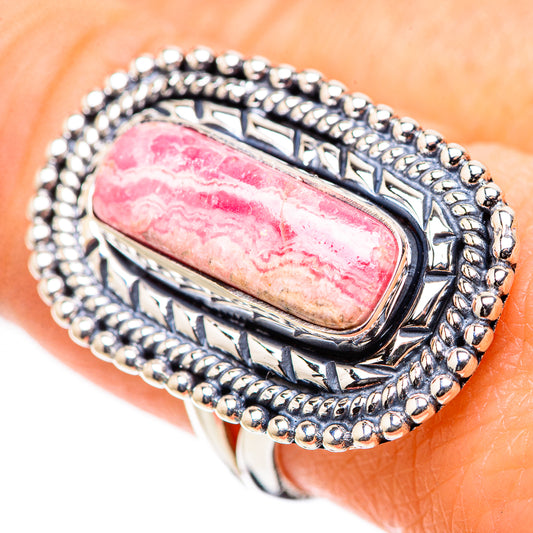 Rhodochrosite Rings handcrafted by Ana Silver Co - RING132805