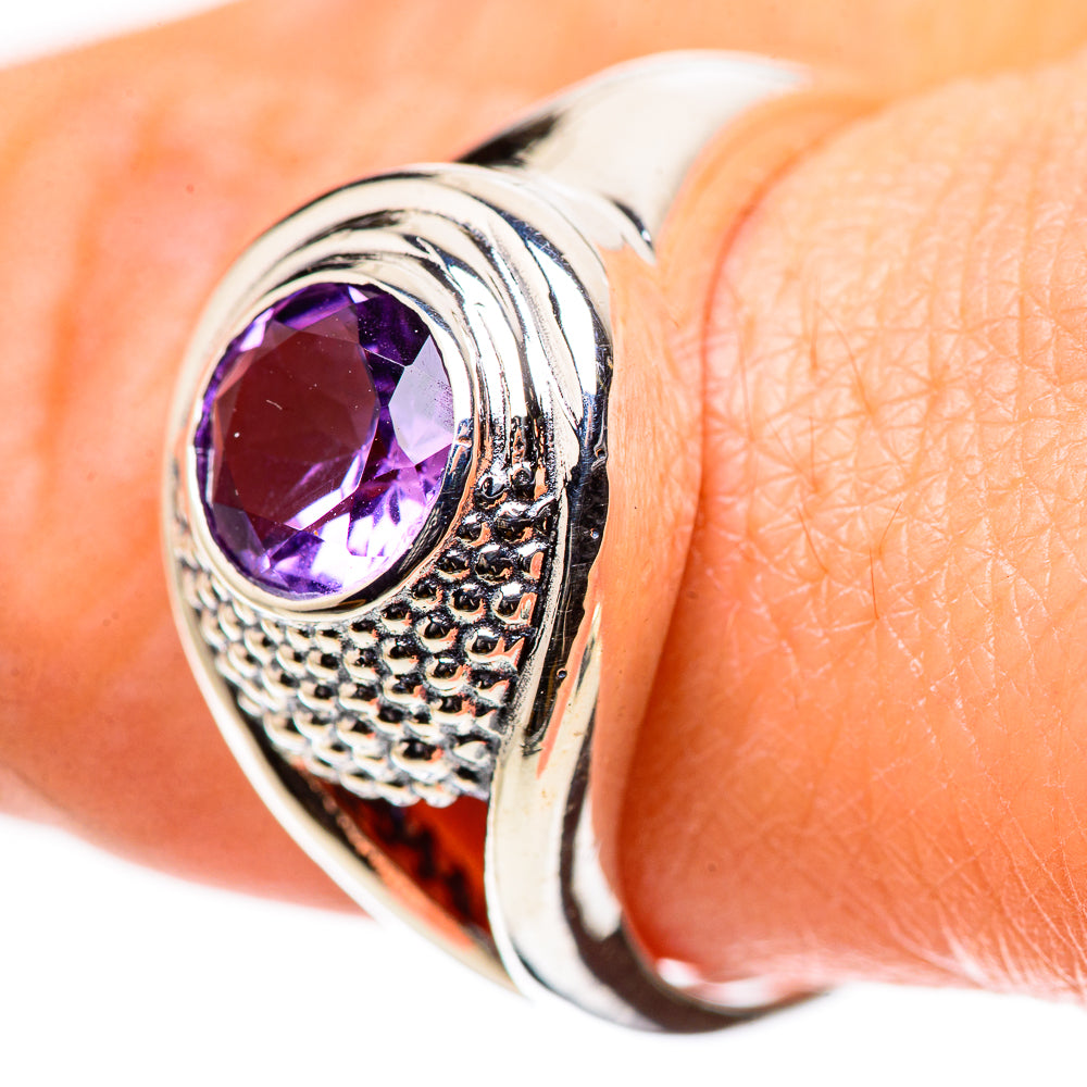 Amethyst Rings handcrafted by Ana Silver Co - RING132810