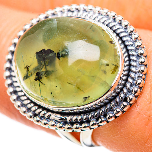 Prehnite Rings handcrafted by Ana Silver Co - RING132829