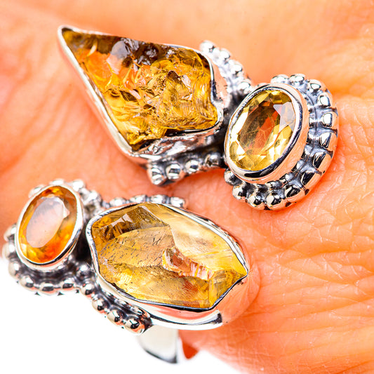 Citrine Rings handcrafted by Ana Silver Co - RING132832