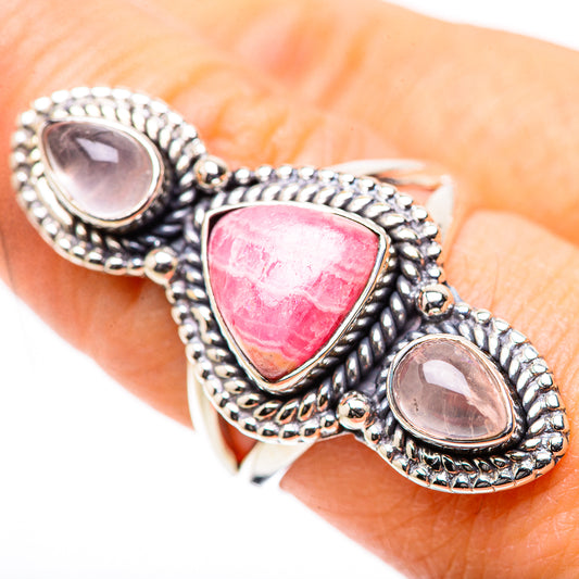 Rhodochrosite Rings handcrafted by Ana Silver Co - RING132834