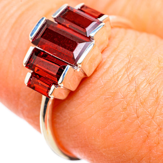 Garnet Rings handcrafted by Ana Silver Co - RING132835