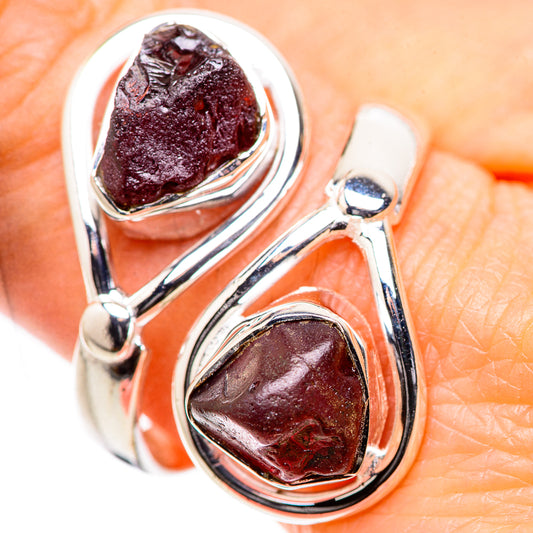 Garnet Rings handcrafted by Ana Silver Co - RING132836