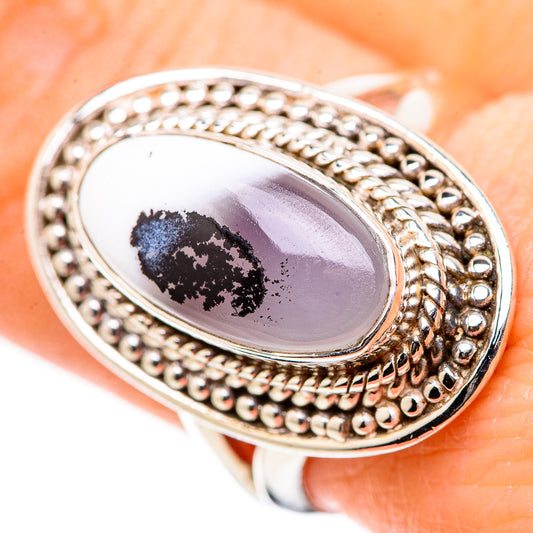 Dendritic Opal Rings handcrafted by Ana Silver Co - RING132839