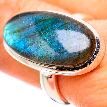 Labradorite Rings handcrafted by Ana Silver Co - RING132846