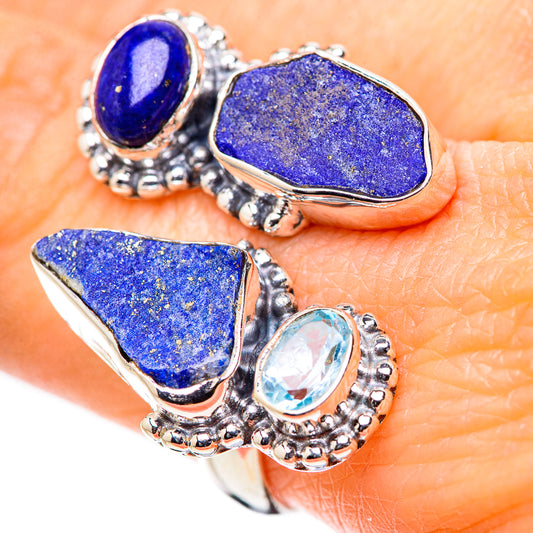Lapis Lazuli Rings handcrafted by Ana Silver Co - RING132852