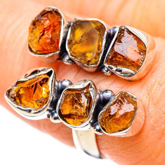 Citrine Rings handcrafted by Ana Silver Co - RING132856