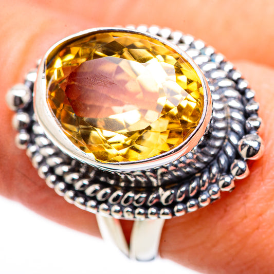Citrine Rings handcrafted by Ana Silver Co - RING132857