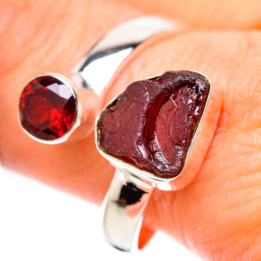 Garnet Rings handcrafted by Ana Silver Co - RING132860
