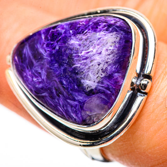Charoite Rings handcrafted by Ana Silver Co - RING132861