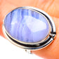 Blue Lace Agate Rings handcrafted by Ana Silver Co - RING132865