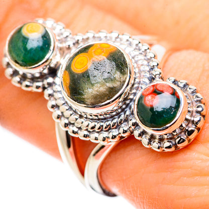 Ocean Jasper Rings handcrafted by Ana Silver Co - RING132880