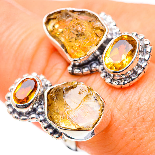 Citrine Rings handcrafted by Ana Silver Co - RING132882