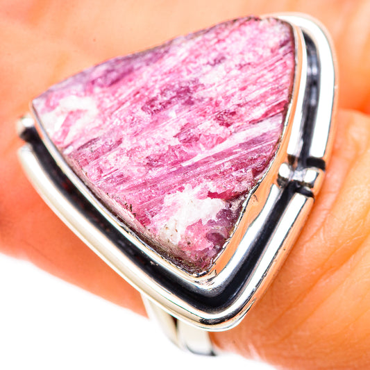 Pink Tourmaline Rings handcrafted by Ana Silver Co - RING132883