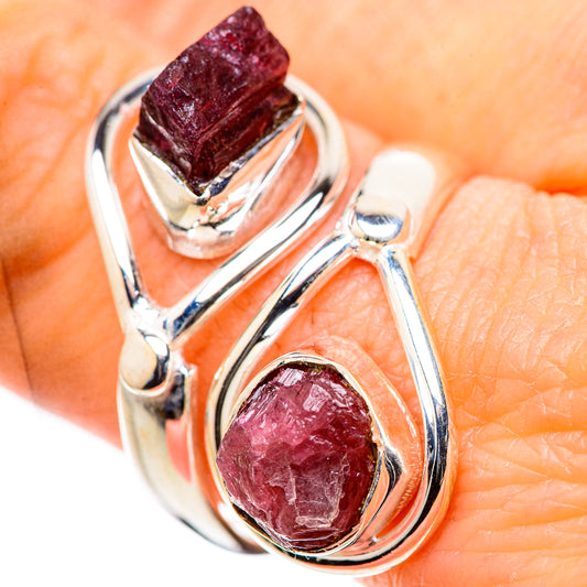 Pink Tourmaline Rings handcrafted by Ana Silver Co - RING132884