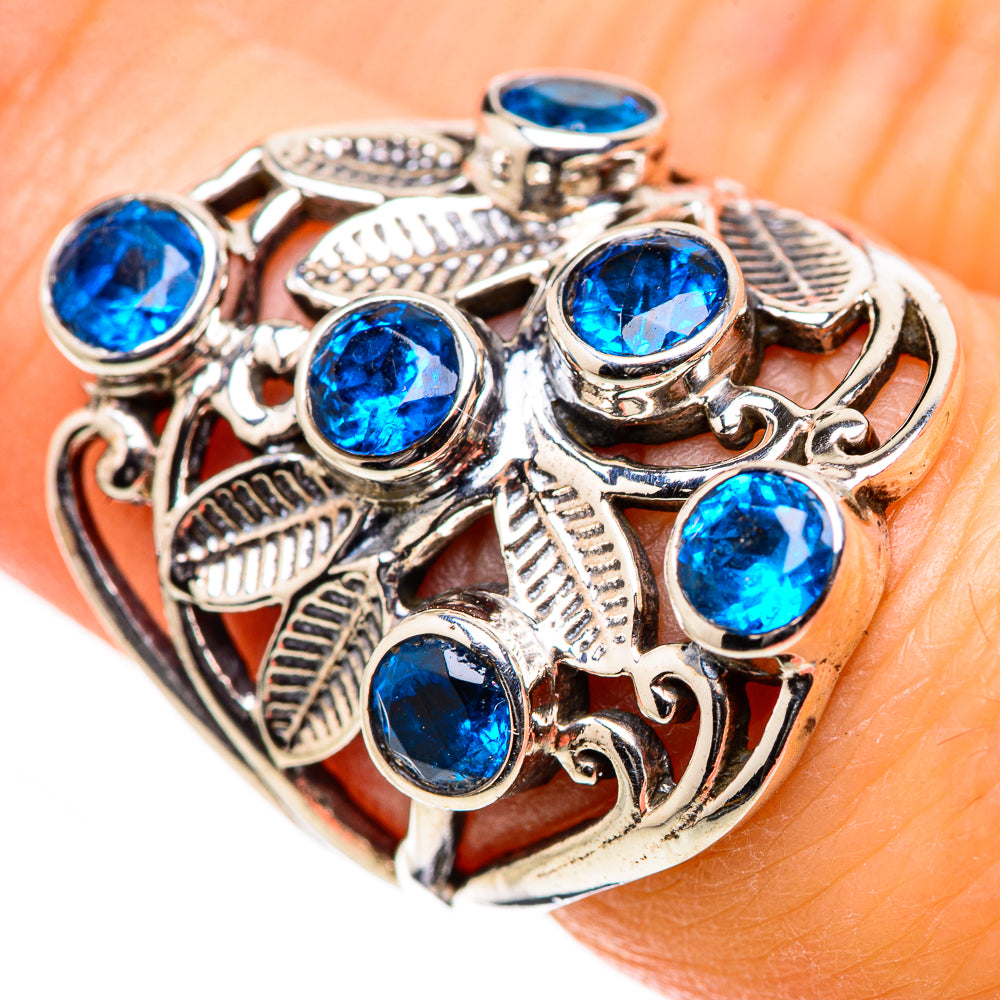 Swiss Blue Topaz Rings handcrafted by Ana Silver Co - RING132893