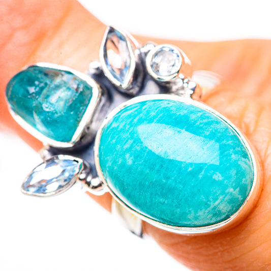 Amazonite Rings handcrafted by Ana Silver Co - RING132902