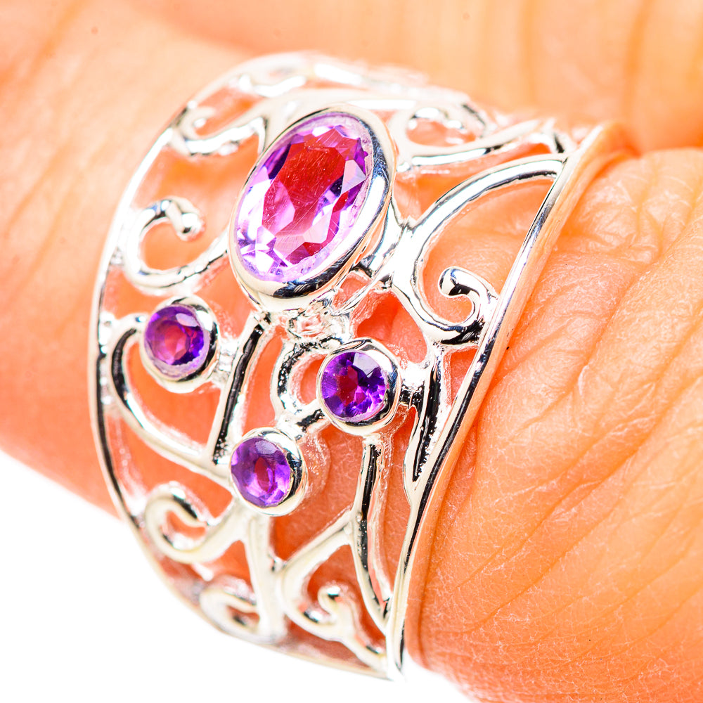 Amethyst Rings handcrafted by Ana Silver Co - RING132908