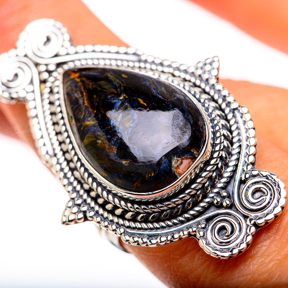 Pietersite Rings handcrafted by Ana Silver Co - RING132913